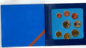 Set di monete euro dell'Austria del 2002 in confezione da collezione