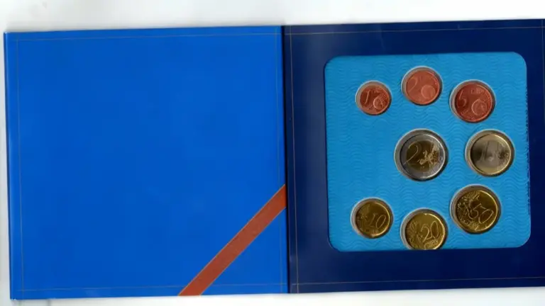 Set di monete euro dell'Austria del 2002 in confezione da collezione